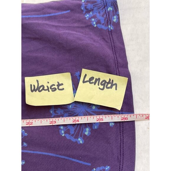 Boden Purple Floral Wrap Style Midi Dress Womens 4 R Stretch Party Boho Cottage - Picture 10 of 11